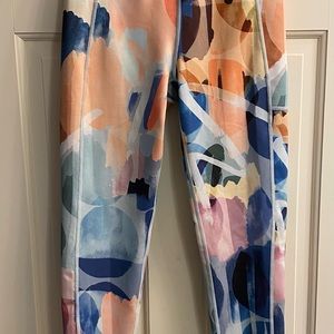Sweaty Betty yoga pants. Super sculpt, soft, full length 68cm/27in, multi color